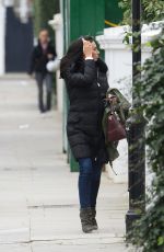 CHRISTINE BLEAKLEY Out and About in London 01/29/2016