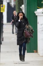 CHRISTINE BLEAKLEY Out and About in London 01/29/2016