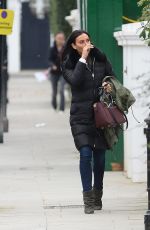 CHRISTINE BLEAKLEY Out and About in London 01/29/2016