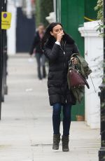 CHRISTINE BLEAKLEY Out and About in London 01/29/2016