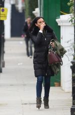 CHRISTINE BLEAKLEY Out and About in London 01/29/2016