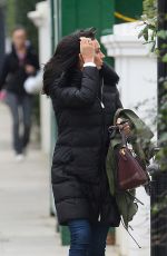 CHRISTINE BLEAKLEY Out and About in London 01/29/2016