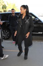 CIARA Arrives at LAX Airport in Los Angeles 01/08/2016