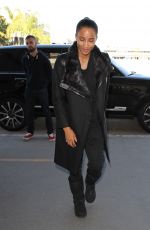 CIARA Arrives at LAX Airport in Los Angeles 01/08/2016