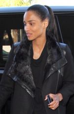 CIARA Arrives at LAX Airport in Los Angeles 01/08/2016