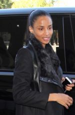 CIARA Arrives at LAX Airport in Los Angeles 01/08/2016