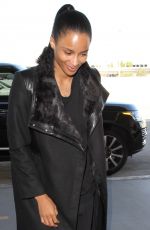 CIARA Arrives at LAX Airport in Los Angeles 01/08/2016