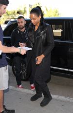 CIARA Arrives at LAX Airport in Los Angeles 01/08/2016