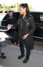 CIARA Arrives at LAX Airport in Los Angeles 01/08/2016