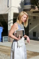 CLAIRE DANES Leaves a Friends House in Santa Monica 01/08/2016