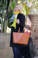 CLAIRE DANES Visiting Her Father in Venice Beach 01/13/2016