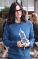 COURTNEY COX Out and About in Brentwood 01/14/2016