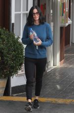 COURTNEY COX Out and About in Brentwood 01/14/2016