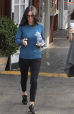 COURTNEY COX Out and About in Brentwood 01/14/2016