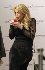 COURTNEY LOVE at Nasty Gal on Melrose Ave 01/14/2016