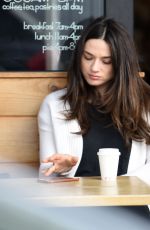 CRYSTAL REED Out for Coffee in Los Angeles 01/12/2016