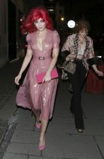 DAISY LOWE Arrives at His Birthday Party in London 0129/2016
