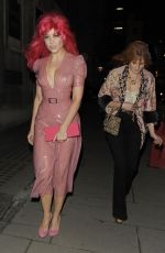 DAISY LOWE Arrives at His Birthday Party in London 0129/2016