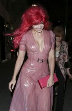 DAISY LOWE Arrives at His Birthday Party in London 0129/2016