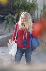 DAKOTA FANNING on the Set od Please Stand By in Los Angeles 01/13/2016