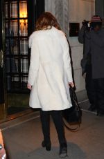 DAKOTA JOHNSON Arrives at Her Apartment in New York 01/20/2016