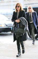 DAKOTA JOHNSON at JFK Airport in New York 01/16/2016