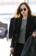 DAKOTA JOHNSON at JFK Airport in New York 01/16/2016