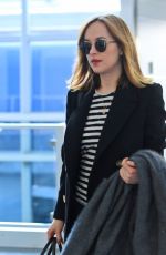 DAKOTA JOHNSON at JFK Airport in New York 01/16/2016