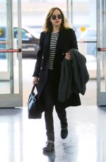 DAKOTA JOHNSON at JFK Airport in New York 01/16/2016