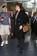 DAKOTA JOHNSON at Los Angeles International Airport 01/16/2016