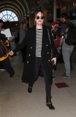 DAKOTA JOHNSON at Los Angeles International Airport 01/16/2016