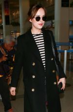 DAKOTA JOHNSON at Los Angeles International Airport 01/16/2016
