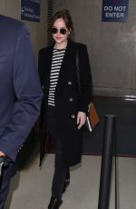 DAKOTA JOHNSON at Los Angeles International Airport 01/16/2016