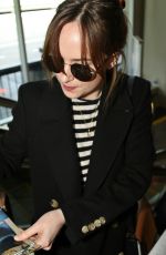 DAKOTA JOHNSON at Los Angeles International Airport 01/16/2016