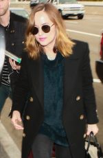 DAKOTA JOHNSON at Los Angeles International Airport 01/18/2016