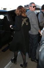 DAKOTA JOHNSON at Los Angeles International Airport 01/26/2016