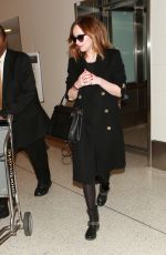 DAKOTA JOHNSON at Los Angeles International Airport 01/26/2016
