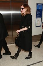 DAKOTA JOHNSON at Los Angeles International Airport 01/26/2016