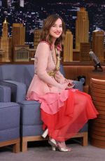 DAKOTA JOHNSON at Tonight Show Starring Jimmy Fallon in New York 01/20/2016