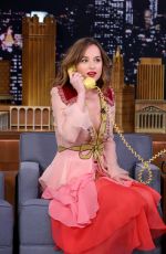 DAKOTA JOHNSON at Tonight Show Starring Jimmy Fallon in New York 01/20/2016