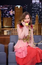 DAKOTA JOHNSON at Tonight Show Starring Jimmy Fallon in New York 01/20/2016