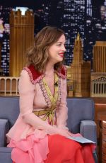 DAKOTA JOHNSON at Tonight Show Starring Jimmy Fallon in New York 01/20/2016