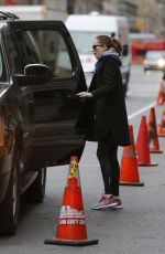 DAKOTA JOHNSON Heading to a Gym in New York 01/22/2013