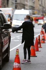 DAKOTA JOHNSON Heading to a Gym in New York 01/22/2013