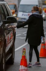 DAKOTA JOHNSON Heading to a Gym in New York 01/22/2013