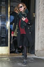 DAKOTA JOHNSON Leaves Her Apartment in New York 01/26/2016
