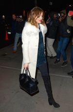 DAKOTA JOHNSON Night Out in New York 01/20/2016