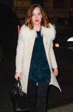 DAKOTA JOHNSON Night Out in New York 01/20/2016