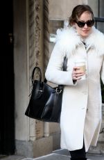 DAKOTA JOHNSON Out in New York 01/20/2016