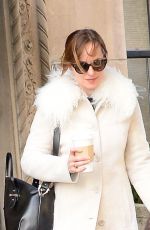 DAKOTA JOHNSON Out in New York 01/20/2016